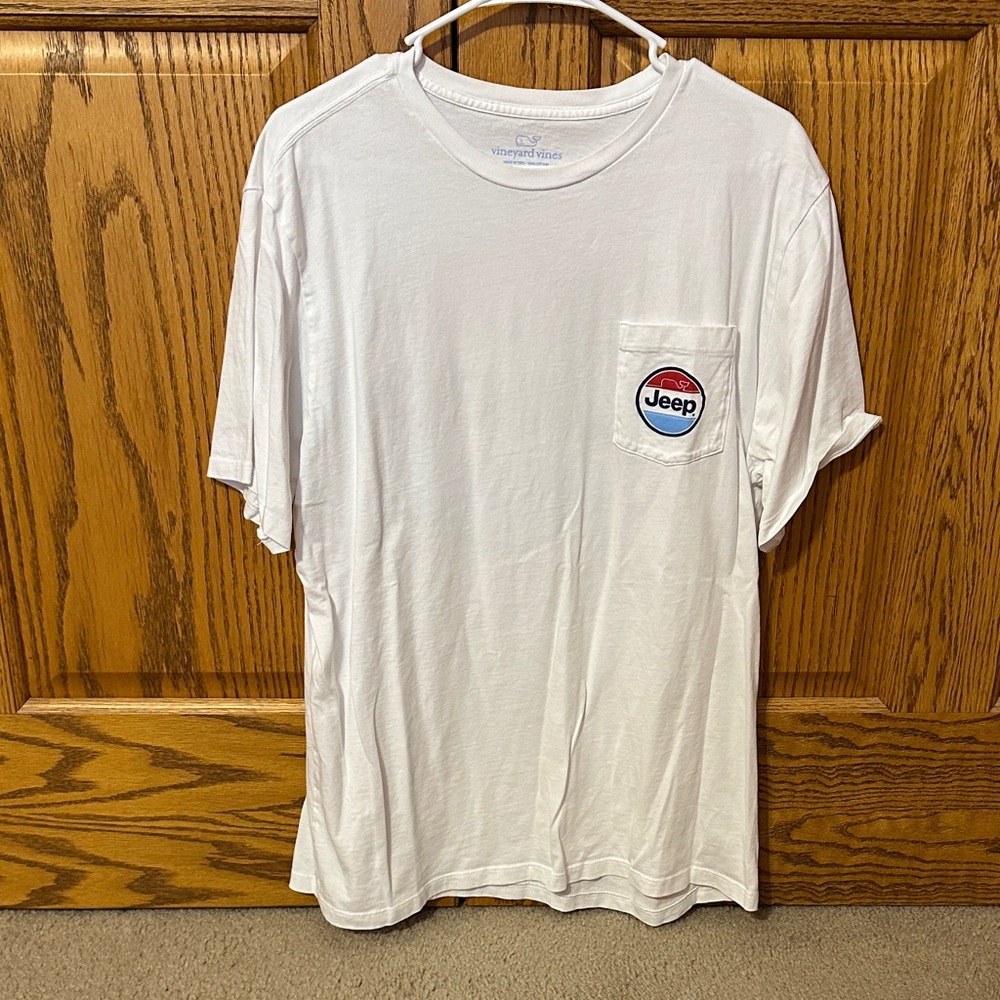 Jeep Classic White Men's Tee with Logo